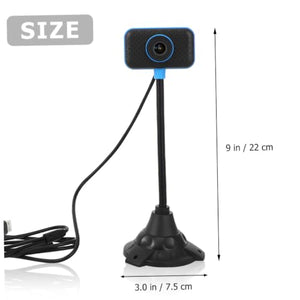 Veemoon Flexible Gooseneck USB Webcam with Built-in Microphone