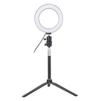 Tbest 6-Inch USB LED Selfie Fill Light with Tripod