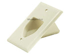 Monoprice 103996 Recessed Low Voltage Cable Plate