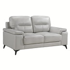 Lexicon 194840171218 Iglesia Silver Gray 2-Piece Living Room Set