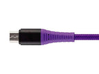 Monoprice 138335 AtlasFlex USB 2.0 Micro B Cable - 6ft Purple