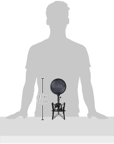 Rode SM6 - Microphone Shock Mount with Pop Shield - Black