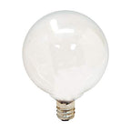GE 44412 25W Candelabra G16.5 Globe Bulb 2-Pack