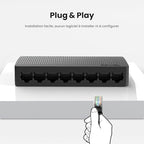 Tenda 8-Port Gigabit Unmanaged Ethernet Switch
