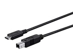 Monoprice 133456 USB-C to USB-B Printer Cable 3.3ft