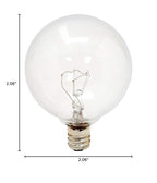 GE 17722 Lighting Decorative G16 Candelabra Globe Bulbs