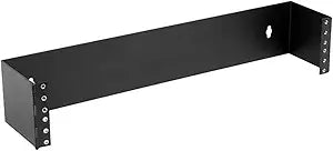 Monoprice 3.5 by 19 by 4-Inch 2U Wall Mount Bracket 108624 — main product image