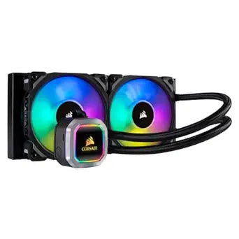 Corsair H100i RGB Platinum 240mm Liquid Cooler (Renewed)