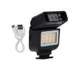 Fabater Camera Flash with 90-Degree Adjustable Dual Light