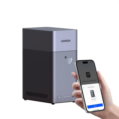 UGREEN DH2300 2-Bay Desktop NAS and US2000 UPS Bundle