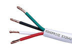 Monoprice 104037 12 AWG 4-Conductor CL2 Speaker Wire