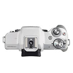 Canon 4729C004 EOS M50 Mark II EF-M 15-45mm White Kit