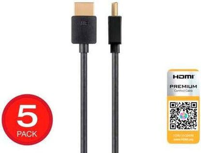 Monoprice 124183 4K Slim Certified Premium HDMI Cable