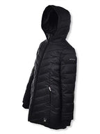 Spyder Girls' Chevron-Quilted Insulated Jacket - Black
