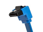 Monoprice 140401 SATA 6Gbps Cable Locking Latch 3ft Blue