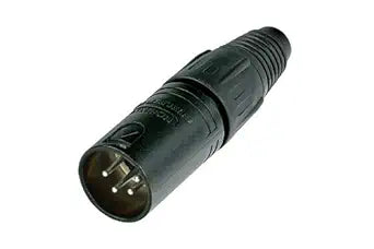 Neutrik NC4MX-BAG 4-Pin Male XLR Cable Connectors 10-Pack
