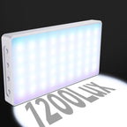 Yunseity RGB Video Light with App-Controlled Full-Color Modes