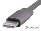 Monoprice 112955 Apple MFi Certified Flat Lightning Cable 3ft