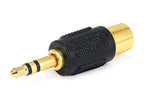 Monoprice 107147 3.5mm to RCA Gold Adapter