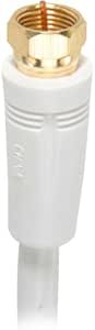 RCA VH603WH RG-6 Coaxial Cable with F Connectors
