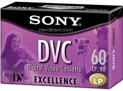 Sony DVM60EXL 60 Min Excellence Mini DV Cassette — main product image