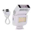 Sanpyl On-Camera LED Video Flash with 90-Degree Tilt Head
