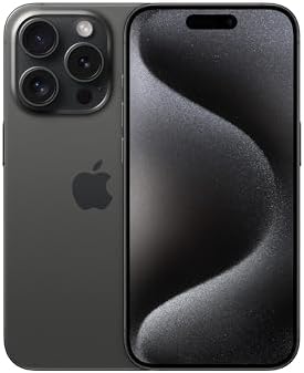 Apple iPhone 15 Pro 256GB Black Titanium AT&T (Renewed)
