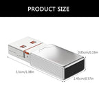 Yhplxyuus USB-C MicroSD Card Reader with USB Adapter