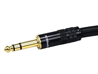 Monoprice 134317 XLR Male to 1/4" TRS Cable 6ft 4-Pack