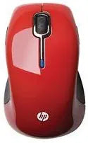 HP NK527AA#ABA Wireless Comfort Mouse - Ruby Red Mobile Mouse