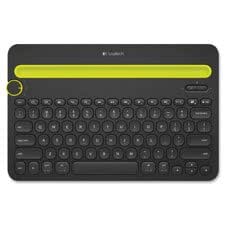 Logitech K480 Multi-Device Bluetooth Keyboard Black Green — main product image
