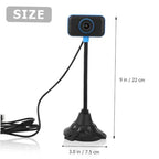 NUOBESTY Flexible USB Webcam with Built-in Microphone