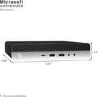 HP EliteDesk 800 G3 Mini Renewed Business Desktop