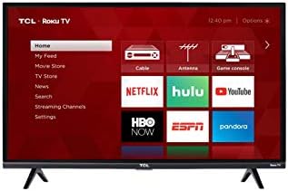 TCL 32S327 32" 3-Series Roku Smart HD TV (Renewed)