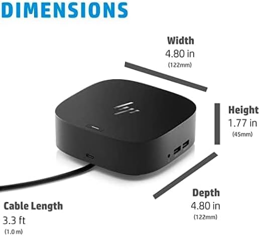 HP 26D32AA#ABL USB-C Dock G5 with Docztorm USB Hub
