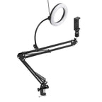 BSTiltion Articulating Phone Mount with Adjustable Fill Light