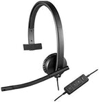 Logitech 981-000570-cr H570e Mono USB Headset Renewed