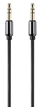 Monoprice 124436 3.5mm TRS Audio Cable - 1ft Black Onyx