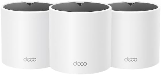 TP-Link Deco X15(3-Pack) AX1500 WiFi 6 Mesh System (2024)
