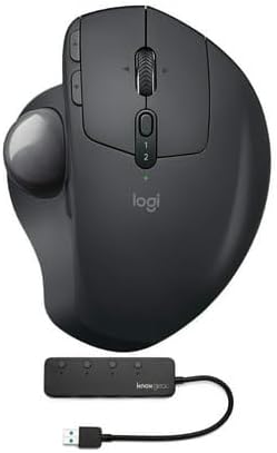 Logitech MX ERGO Wireless Trackball Mouse with USB Hub