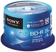 Sony 50BNR1VGPP4 Blu-ray Discs 25GB Spindle