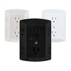 GE 45201 6-Outlet Grounded Wall Tap Extender