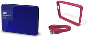 WD My Passport Ultra 500GB Blue External Drive — main product image