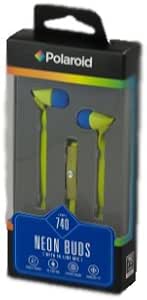 Polaroid PHP740 Neon Earbuds with Mic