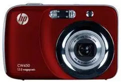 HP CW450B 12MP Digital Camera 4X Zoom Red — main product image