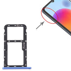 laiddan ZTE Blade A72 Replacement SIM Card Tray, Blue