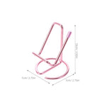 ANDRESLAD Pink Iron Tablet Stand for Desk (2-Pack)
