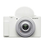 Sony ZV-1F White Vlog Camera Bundle 64GB and More