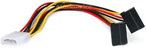 Monoprice 5185: 4-Pin Molex to Dual SATA Power Cable — main product image