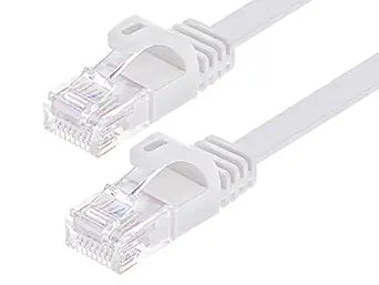 Monoprice 143079 Flat Cat6 Ethernet Cable - 14ft Black Flexboot